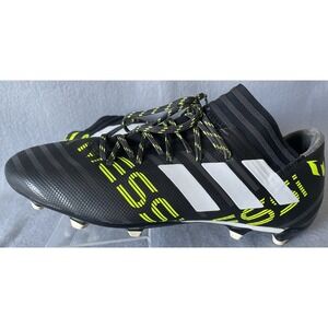 Adidas BY2413 Nemeziz Messi 17.3 FG Mens Size 8 Soccer Cleats Black Neon Green